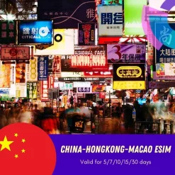 China HongKong Macau eSIM