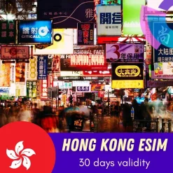 Hong Kong eSIM 30 days