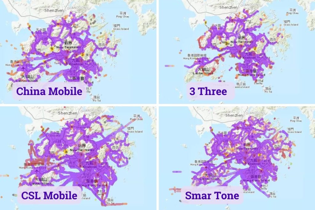 Hong Kong Mobile Internet Coverage