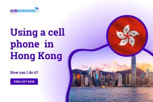 Using a cell phone in Hong Kong feature picture